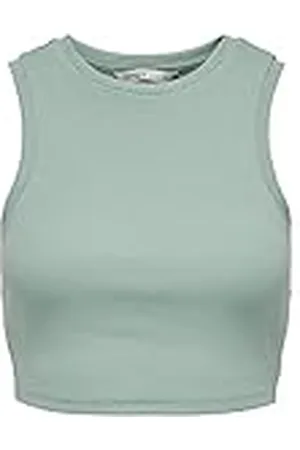 ONLY Dames Onlvilma S/L Cropped Tank Top JRS Noos Top, , XXS