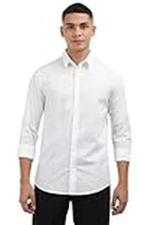 Calvin Klein Jeans Heren Slim Stretch Shirt Casual, , S
