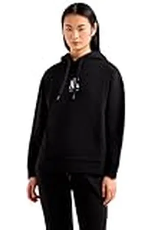 Armani Exchange Dames Icon Project, geborduurd logo, sweatshirt met capuchon, , XS