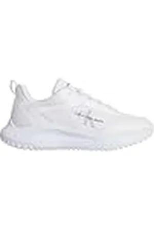 Calvin Klein CK JEANS Dames EVA Runner Low LACE Mix ML WN YW0YW0YW01442 Sneakers, wit (Triple Bright White), 6.5 UK, , 39.5 EU
