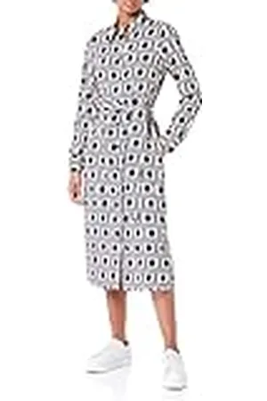 Seidensticker Dames regular fit blousejurk lange mouwen jurk, , 34, , 34