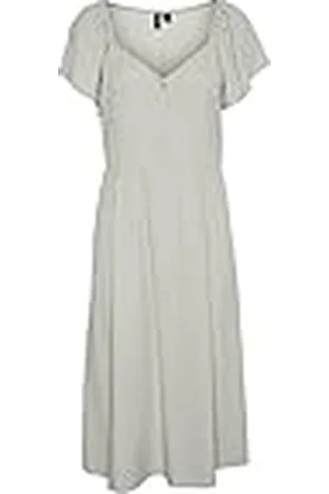 VERO MODA VMMYMILO midi-jurk voor dames, , L