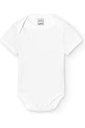 BABIDU Babybody met korte mouwen, 100% katoen, babybody voor pasgeborenen, Amerikaanse kraag, zachte, ademende stof, hypoallergeen, gevoelige huid, babykleding voor jongens en meisjes, uniseks, voor