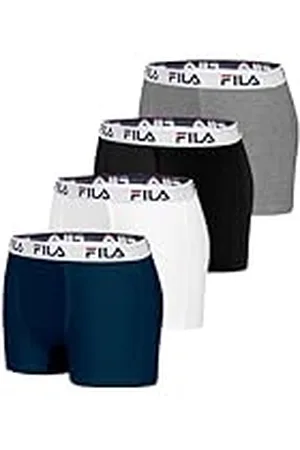 Fila Nauwsluitende boxershorts (4 stuks) voor heren, , XXL