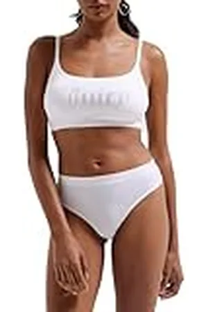 Juicy Couture Dames Juicy Diamante Bralette & HIGH Leg Brief Lingerieset, , Standaard (22 stuks), , One size