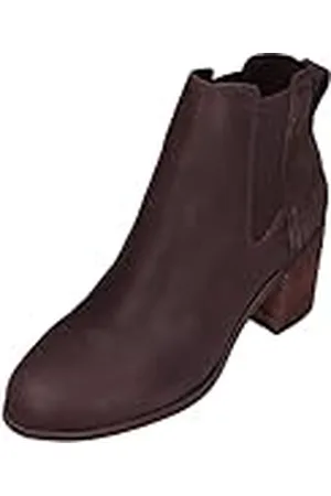 TOMS Dames Evelyn Chelsea Boot, BlackBerry leder/suède, 5 UK, , 37.5 EU