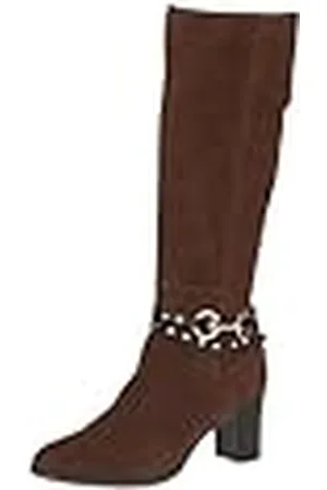 Caprice Dames 9-25502-43 kniehoge laarzen, DK Brown Comb, 38 EU, , 38 EU