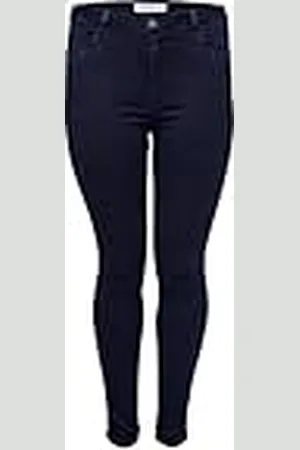 ONLY CARMAKOMA Women Skinny Jeans Plus Big Size | Curvy High Waist Denim | Stretch Pants Trousers , , 50W / 32L