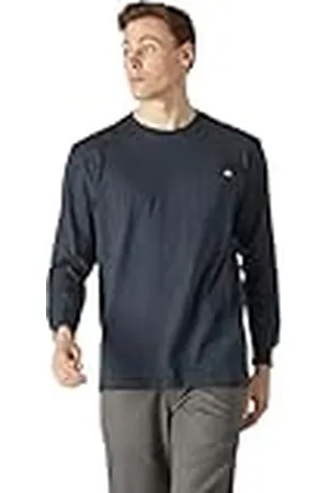 Dickies Groot en lang herenshirt met lange mouwen, zware ronde hals, , XXL