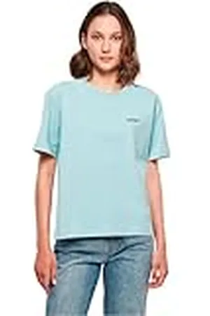 miss tee Dames T-shirt Babygal Tee, casual T-shirt met rugprint, regular fit, bedrukt T-shirt, katoen, , 5XL