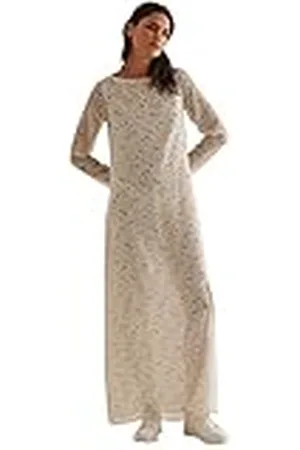 NA-KD Casual damesjurk met lange mouwen, , 36
