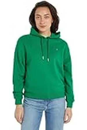 Tommy Hilfiger Hoodie met vlag op borst voor dames, , XS