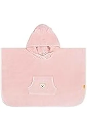 Steiff Unisex Kids Mini Basic Bade Poncho, Silver PINK, One Size