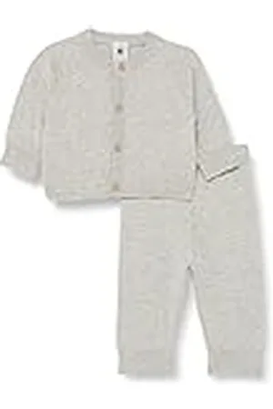 Petit Bateau Unisex Baby 2-delige set van wol en katoen (2-pack), , 0 Maand