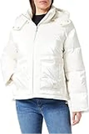 Armani Exchange Laminaated damesjack met patch logo op de zak, , XL