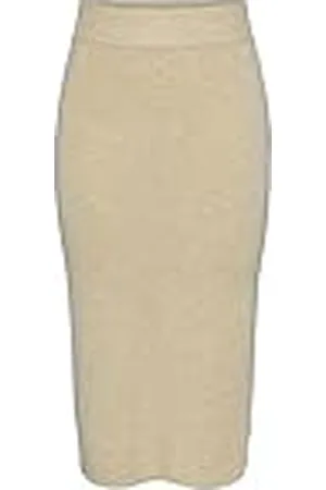 Y.A.S Dames assi Hw Midi Knit Skirt S. Noos Rok, , XL