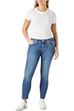 7 for all Mankind Dames The Ankle Skinny Bair Eco Jeans, , 54