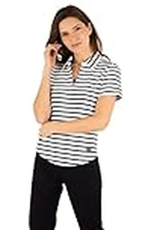 Armor.lux Armor Lux Polo QUILLE dames, Wit/Rich Navy, 4XL