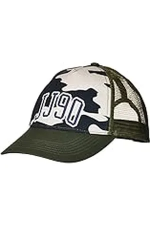 JACK & JONES Heren Jacconan Camo Trucker Baseball Cap, , Eén maat