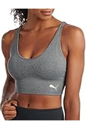 PUMA Sportbeha voor dames, spiegelend, naadloos, sportbeha, , S
