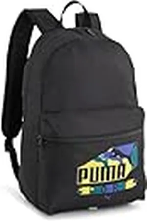 PUMA Phase 090709 Rugzak voor kinderen, uniseks, Black-Sportprint, OSFA