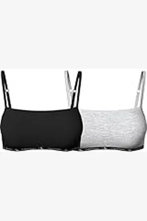 Calvin Klein Dames Pack CK One katoenen bralettes, Beige , XL