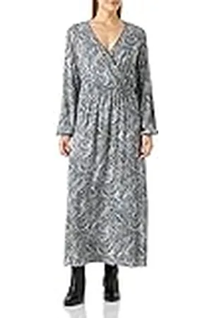 soyaconcept SC-Jasmin 2 damesjurk jurk, lichtblauw combi, X-Small, , XS