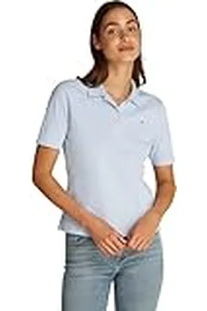 Tommy Hilfiger Dames 1985 REG Pique Polo SS WW0WW43224 S/S Polo, Blauw, M, , M