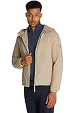 Tommy Hilfiger Heren TECH VERPAKKBARE JAS MET capuchon MW0MW38058 Andere jassen, kaki, 3XL, , 3XL grote maten