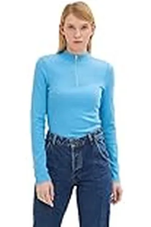 TOM TAILOR Dames T-shirt met lange mouwen 1035379, , XXL