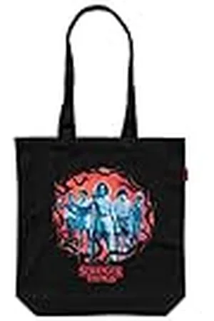 Grupo Erik Officiële Stranger Things - Tote Bag Personages - Katoenen Draagtas - Boodschappentas