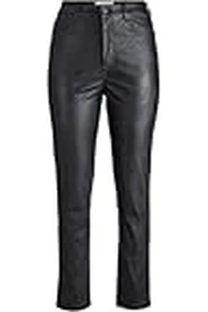 JACK & JONES Jxberlin Slim Hw Faux Leather Pants Noos Damesbroek, , L
