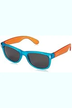 Polaroid P0115 Rechthoekige kinderzonnebril, gepolariseerd, licht materiaal, 100% uv-400 bescherming, inclusief beschermhoes