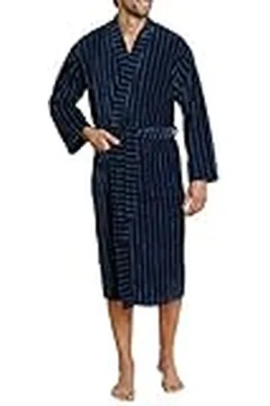 Schiesser Badjas voor heren, Donkerblauw 803, 52