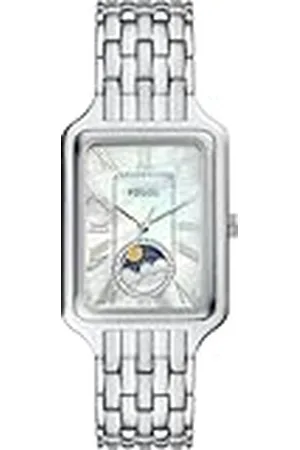 Fossil Raquel Horloge voor dames, quartz uurwerk met roestvrij stalen of leren band, 29MM
