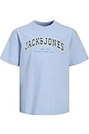JACK & JONES Jjecaleb Varsity Tee Ss O-Neck Noos Jnr T-shirt voor jongens, , 152