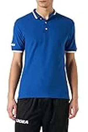 Legea Lea srl Dacca Poloshirt, uniseks, volwassenen, blauw/wit, XL