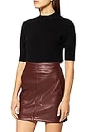 NA-KD Pu rok met zakdetail voor dames, , 58