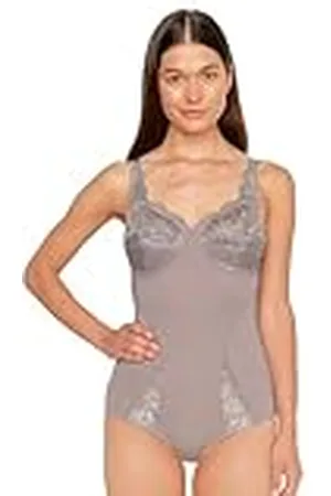 Susa Latina Body Shapewear voor dames, sterk vormend, zachte bodysuit met shaping effect, vormt taille, buik en billen, , 75D