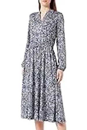 Gerry Weber Dames 180012-35017 Jurk, Blauw Print, 44, , 44