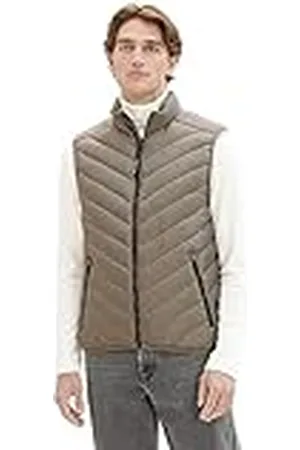 TOM TAILOR TOM KLEERMAKER lichtgewicht gewatteerd herengilet met opstaande kraag van gerecycled polyester
