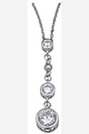 ORPHELIA Jewelry dameshanger met ketting 925 sterling zilver mt. 42-45 cm ZH-4496, Sterling zilver