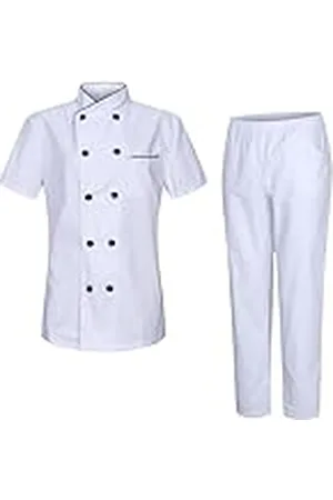 MISEMIYA Jas en broek voor dames, kookjas voor dames, gastronomie-uniform, 8441-8312, , XXL