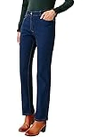 Damart Jeans met rechte pijpen, perfecte pasvorm - broek - dames, Indigo blauw, 38