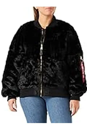 Alpha Industries MA-1 OS Bont Bomberjack voor dames Black