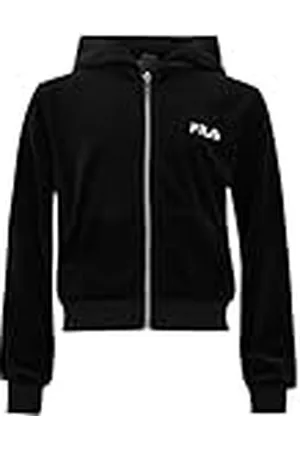 Fila Longuich Cropped Velvet Hoody Jacket Track voor meisjes, , 134-140