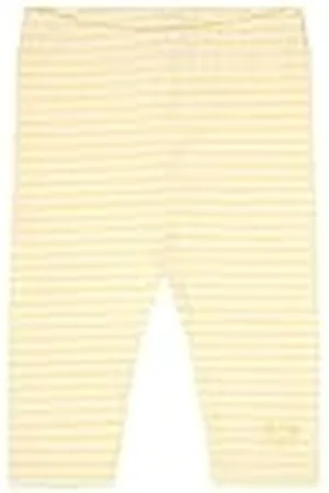 Steiff Leggings voor babymeisjes, geel paars, slim fit, , 56 cm