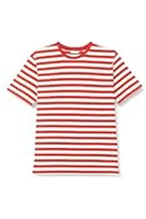 GANT Uniseks T-shirt voor kinderen, gestreept schildje, , 92