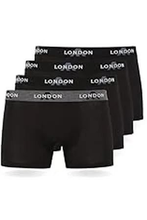 FM London Heren Hipsters (4/8-Pack) Mens Boxers, , M
