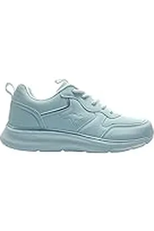 KangaROOS Dames Kj-Easy Sneakers, Wit-zilver., 40 EU